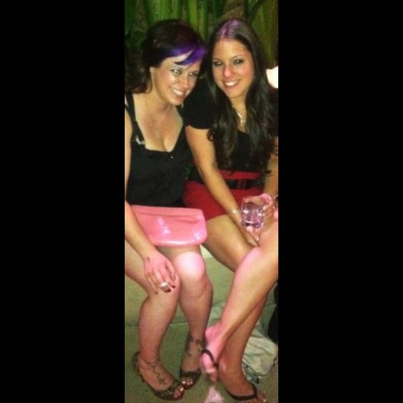 Red Ribbed Mini Skirt - Picture 8 of 8